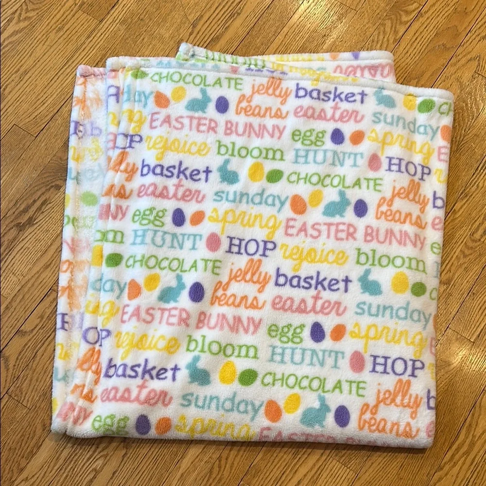 Easter Themed Fleece Blanket